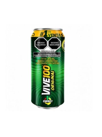 BEBIDA ENERGETICA VIVE 100 LATA 473 ML