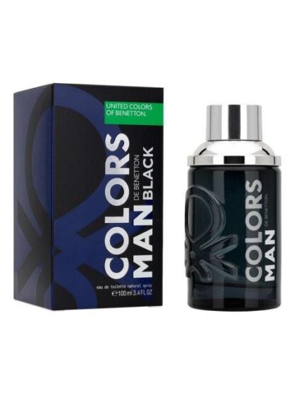 BENETTON COLORS MAN BLACK EDT 100ML PERFUME PARA HOMBRE - Image 2