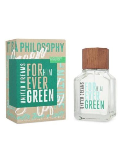 BENETTON FOREVER GREEN MAN 100 ML EDT SPRAY - HOMBRE