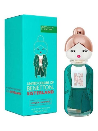 BENETTON SISTERLAND GREEN JASMINE EDT 80ML PERFUME MUJER - Image 2