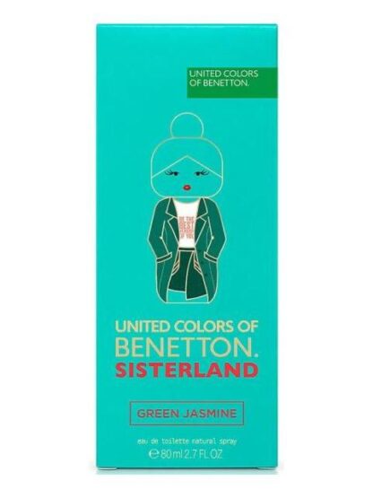 BENETTON SISTERLAND GREEN JASMINE EDT 80ML PERFUME MUJER - Image 9