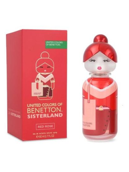 BENETTON SISTERLAND RED ROSE EDT 80 ML - Image 2