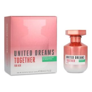 BENETTON UNITED DREAMS TOGETHER 80ML HER EDT SPRAY - MUJER