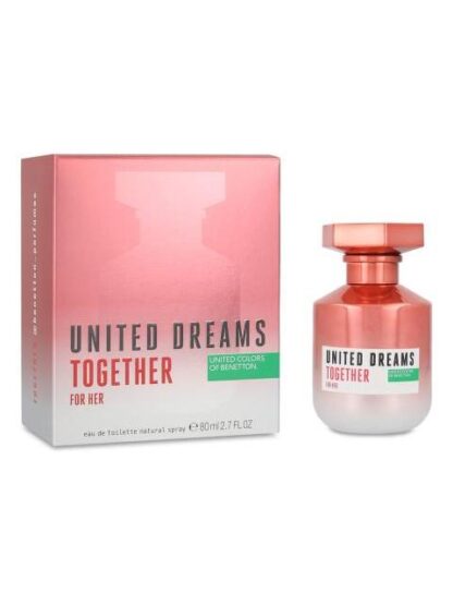 BENETTON UNITED DREAMS TOGETHER 80ML HER EDT SPRAY - MUJER