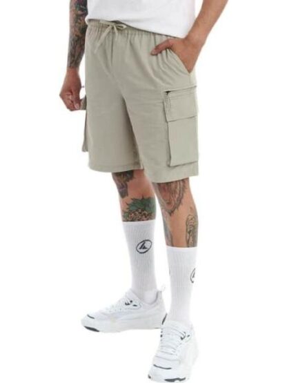 BERMUDA SHORT ROPA CASUAL BEIGE ARRIBA DE LA MONTANA - Image 5