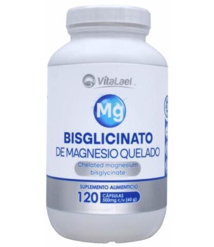 BISGLICINATO DE MAGNESIO QUELADO 120 CAP VITALAEL