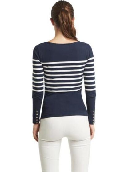 BLUSA RAYAS AZUL MARINO HOLLY LAND - Image 3