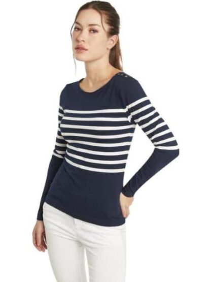 BLUSA RAYAS AZUL MARINO HOLLY LAND - Image 4