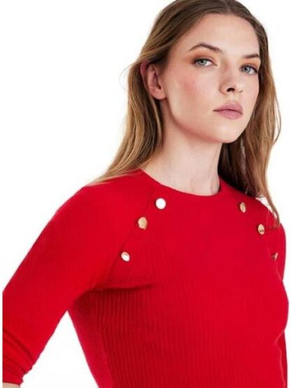 BLUSA BASICA ROJO HOLLY LAND - Image 4