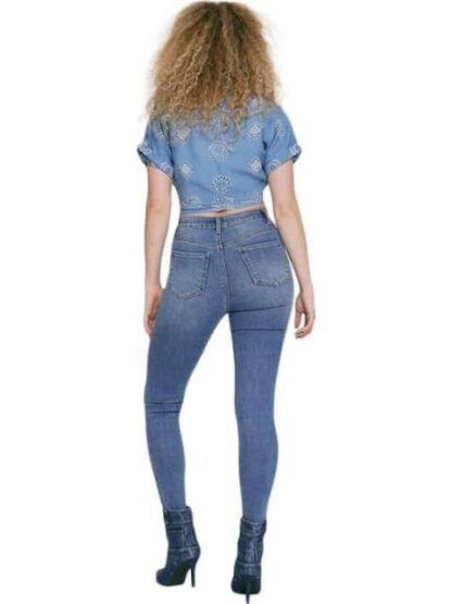 BLUSA BLUSA BORDADA AZUL HOLLY LAND - Image 2