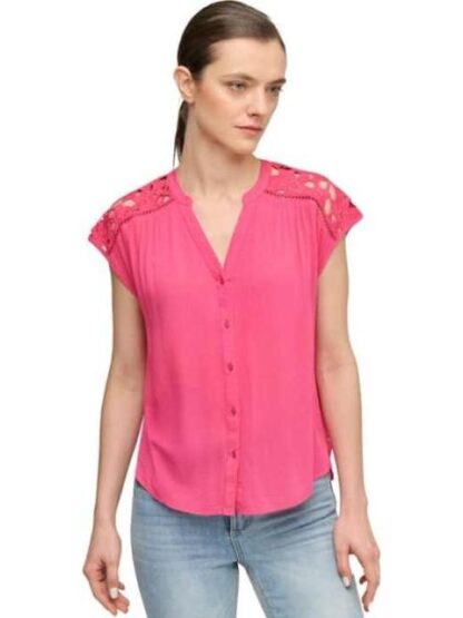 BLUSA BORDADA ROSA HOLLY LAND