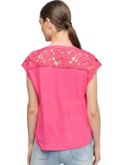 BLUSA BORDADA ROSA HOLLY LAND - Image 3