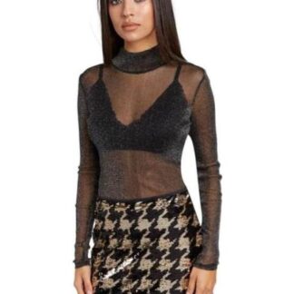 BLUSA BRILLOS NEGRO HOLLY LAND PREMIUM