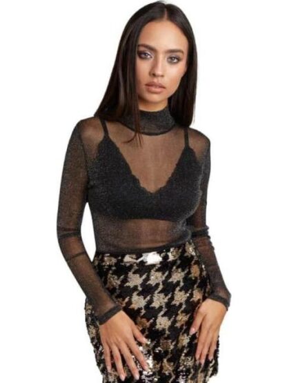 BLUSA BRILLOS NEGRO HOLLY LAND PREMIUM - Image 5
