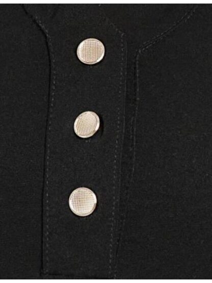 BLUSA CON BOTONES NEGRO YAELI FASHION - Image 6