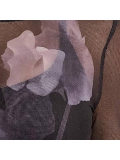 BLUSA CON TRANSPARENCIA NEGRO HOLLY LAND - Image 5