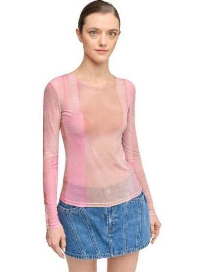 BLUSA CON TRANSPARENCIA ROSA HOLLY LAND