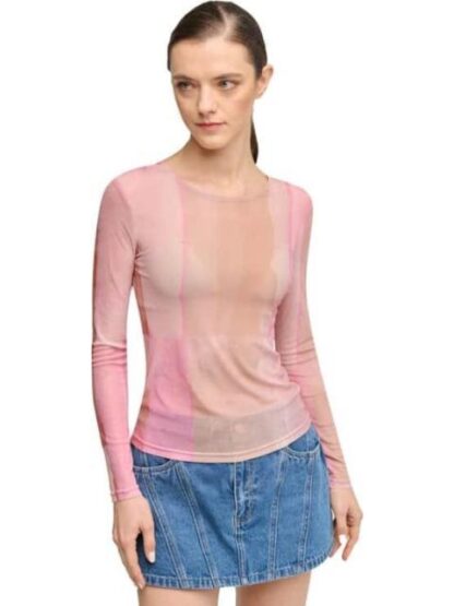 BLUSA CON TRANSPARENCIA ROSA HOLLY LAND - Image 2