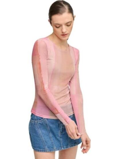 BLUSA CON TRANSPARENCIA ROSA HOLLY LAND - Image 4