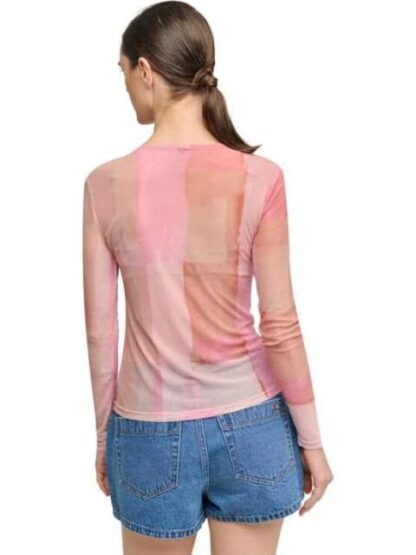 BLUSA CON TRANSPARENCIA ROSA HOLLY LAND - Image 5