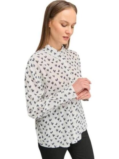 BLUSA CORAZONES BEIGE/HUESO HOLLY LAND - Image 3