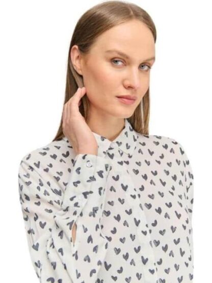 BLUSA CORAZONES BEIGE/HUESO HOLLY LAND - Image 4