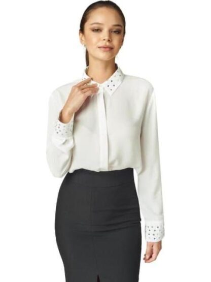 BLUSA CORBATIN BLANCO HOLLY LAND - Image 3