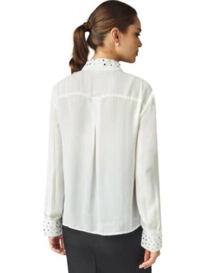 BLUSA CORBATIN BLANCO HOLLY LAND - Image 5