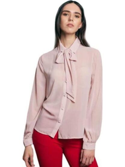 BLUSA CORBATIN ROSA HOLLY LAND