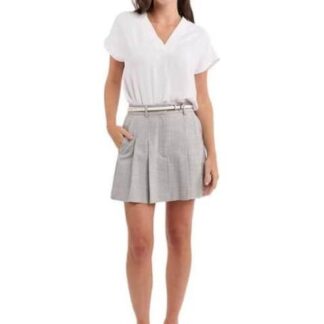 BLUSA CUELLO V BLANCO HOLLY LAND