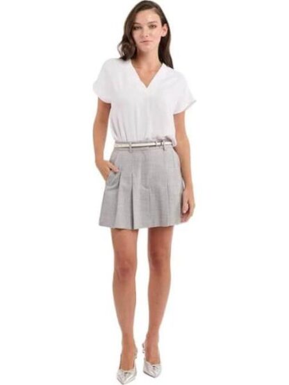 BLUSA CUELLO V BLANCO HOLLY LAND