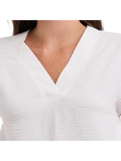 BLUSA CUELLO V BLANCO HOLLY LAND - Image 6