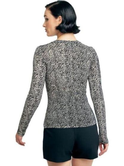 BLUSA ESTAMPADO DE CEBRA BICOLOR HOLLY LAND - Image 3