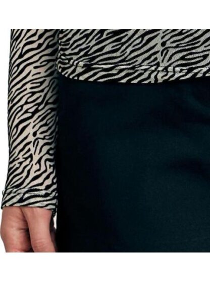 BLUSA ESTAMPADO DE CEBRA BICOLOR HOLLY LAND - Image 5