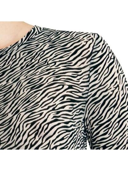 BLUSA ESTAMPADO DE CEBRA BICOLOR HOLLY LAND - Image 6