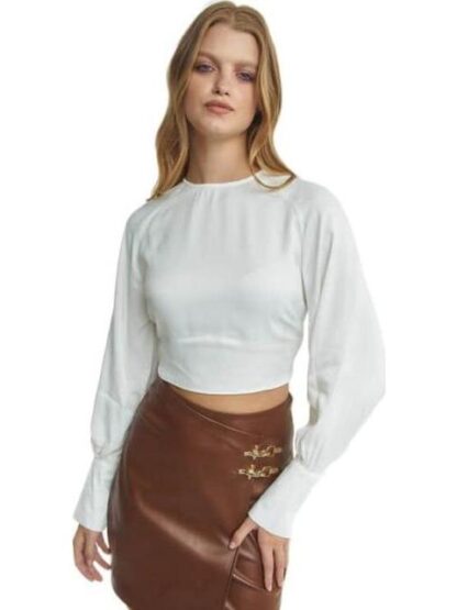 BLUSA MANGA LARGA BLANCO HOLLY LAND - Image 3