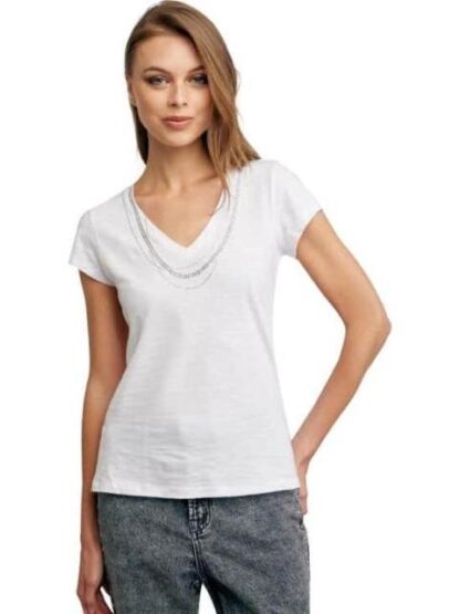 BLUSA MANGA CORTA BLANCO HOLLY LAND - Image 3