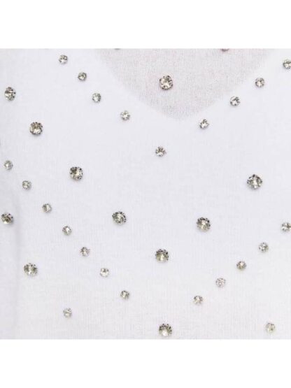 BLUSA CON PEDRERIA BLANCO HOLLY LAND - Image 6