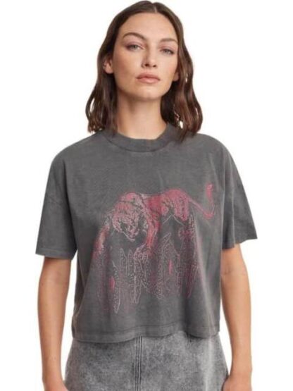 PLAYERA ESTAMPADA GRIS HOLLY LAND - Image 3