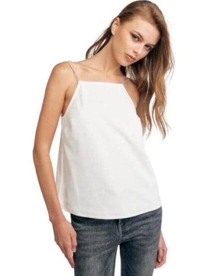 BLUSA TIRANTES CON BRILLOS MARFIL HOLLY LAND - Image 3