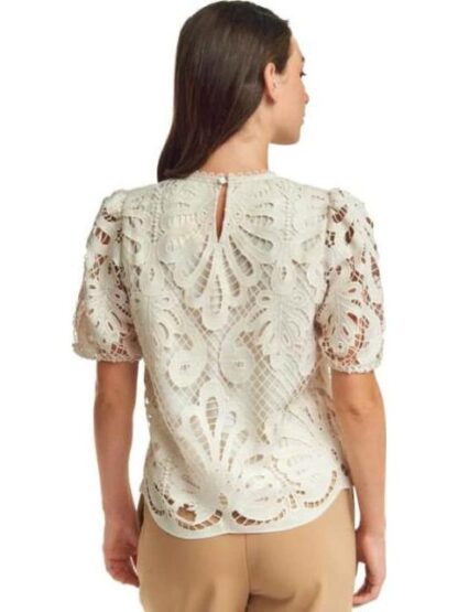 BLUSA ENCAJE MARFIL HOLLY LAND - Image 4