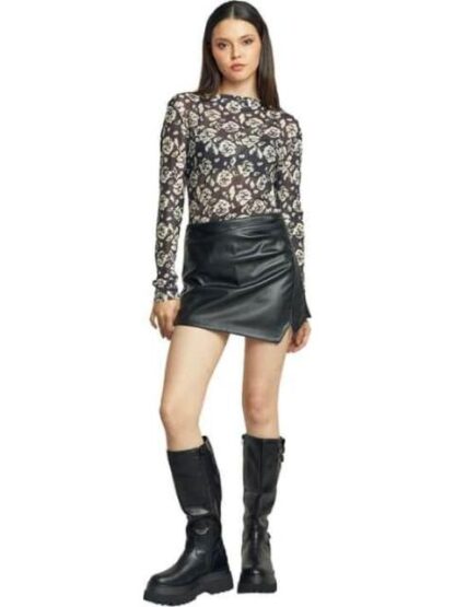 BLUSA CON TRANSPARENCIA NEGRO HOLLY LAND - Image 2
