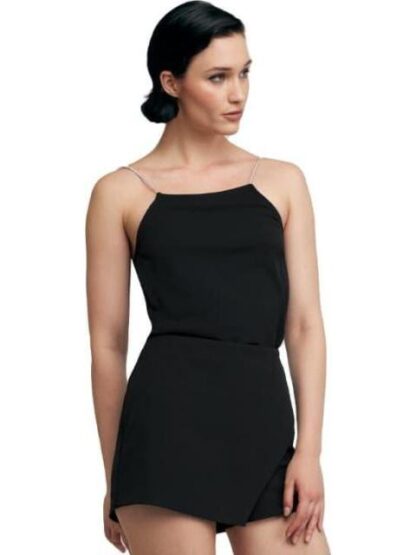 BLUSA TIRANTES CON BRILLOS NEGRO HOLLY LAND - Image 2