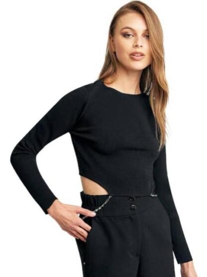 BLUSA CON PEDRERIA NEGRO HOLLY LAND - Image 3