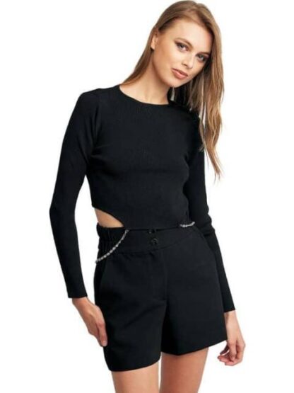 BLUSA CON PEDRERIA NEGRO HOLLY LAND - Image 4
