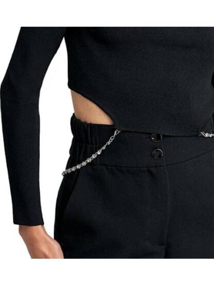 BLUSA CON PEDRERIA NEGRO HOLLY LAND - Image 5
