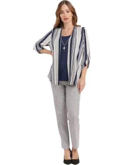 BLUSA DAMA CONTEMPORANEA AZUL MARINO YAELI FASHION - Image 6