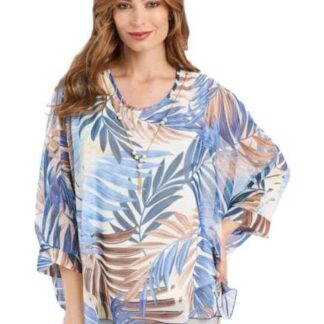 BLUSA DAMA CONTEMPORANEA AZUL YAELI FASHION