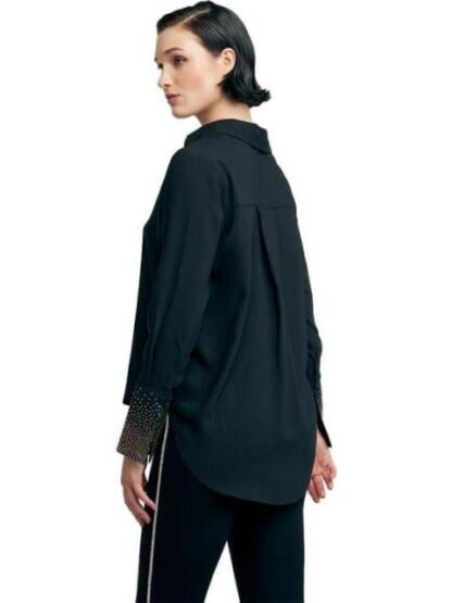 BLUSA PEDRERIA EN MANGAS NEGRO HOLLY LAND - Image 2