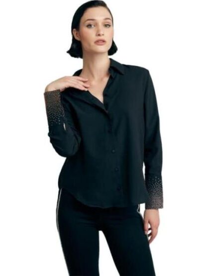 BLUSA PEDRERIA EN MANGAS NEGRO HOLLY LAND - Image 3